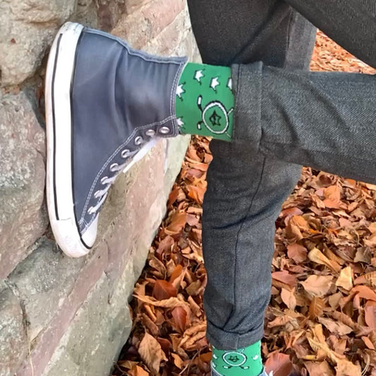 Kronen Socken - Grün